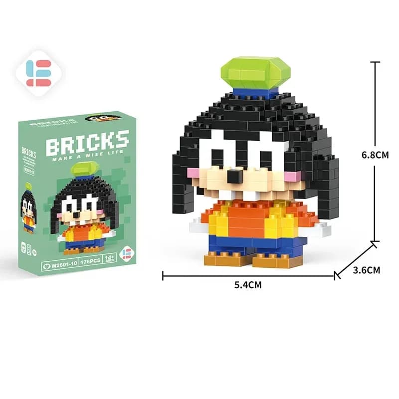 Sanrio Kuromi lega Hello Kitty, jouets, blocs de construction, Disney Mickey Mouse Club, modèle d'an