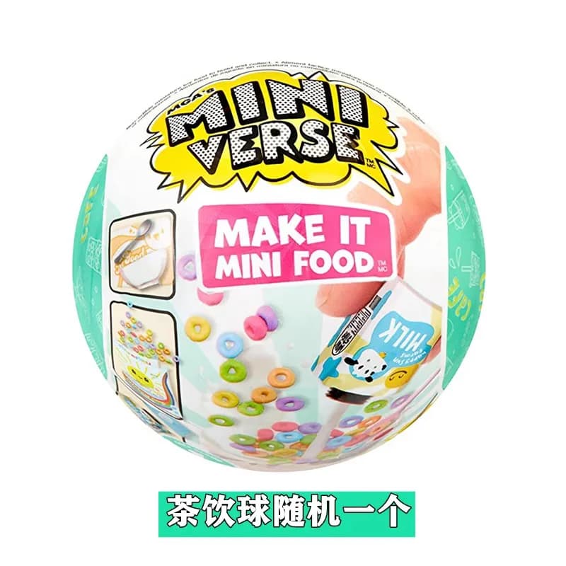 Mini Verse Make It bricolage Mini Food Cafe série 1 Mini objets de collection résine jouer ensemble 