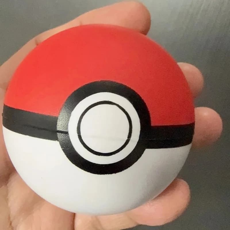 Pokemon Anime Poke Ball jouet à presser balle rebondissante jouet pour animaux de compagnie doux et 