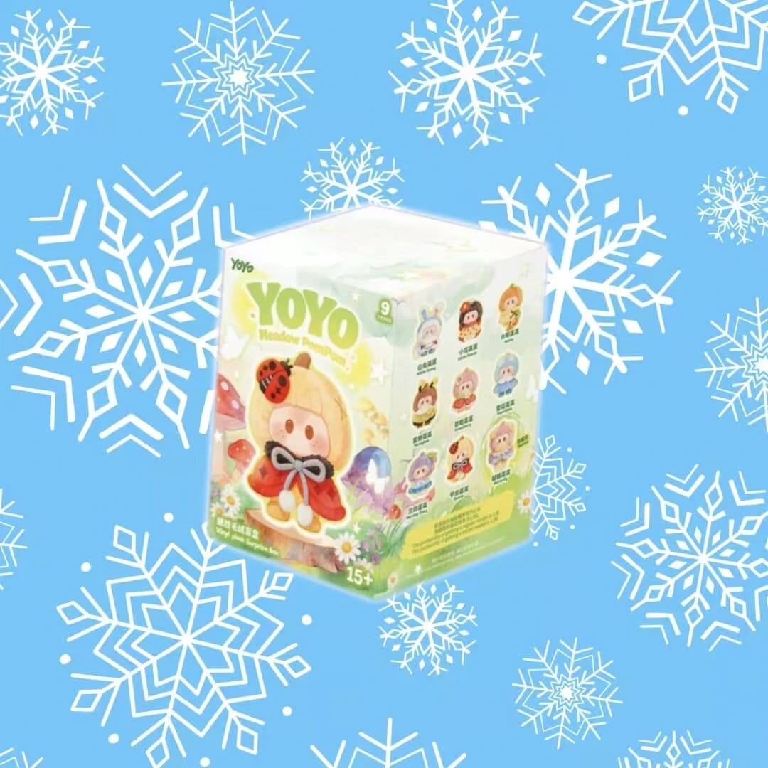 YOYO 4ème Génération Meadow Pompom Boîte Mystère Presque Discrète, Figurine d'Action Anime YOYO, Boî