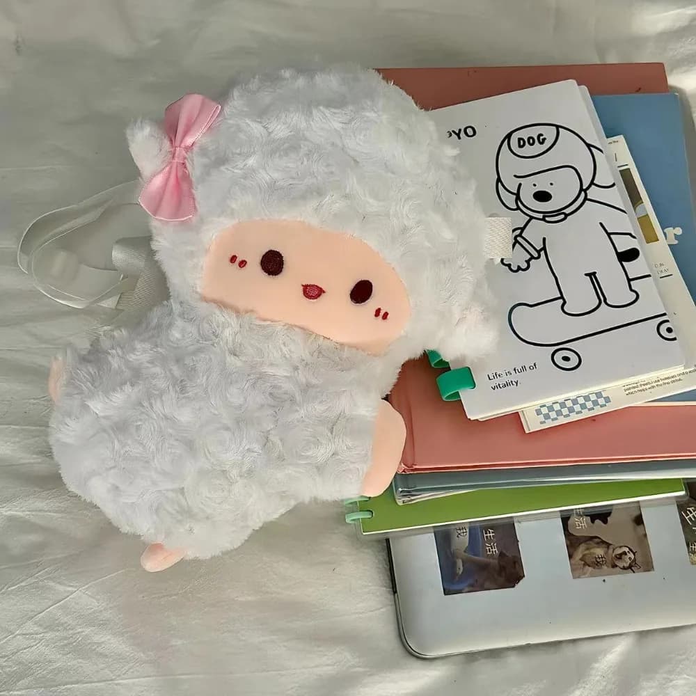 Sac à bandoulière en peluche pingouin, sac double usage, sac à dos pour enfants, grande capacité, sa