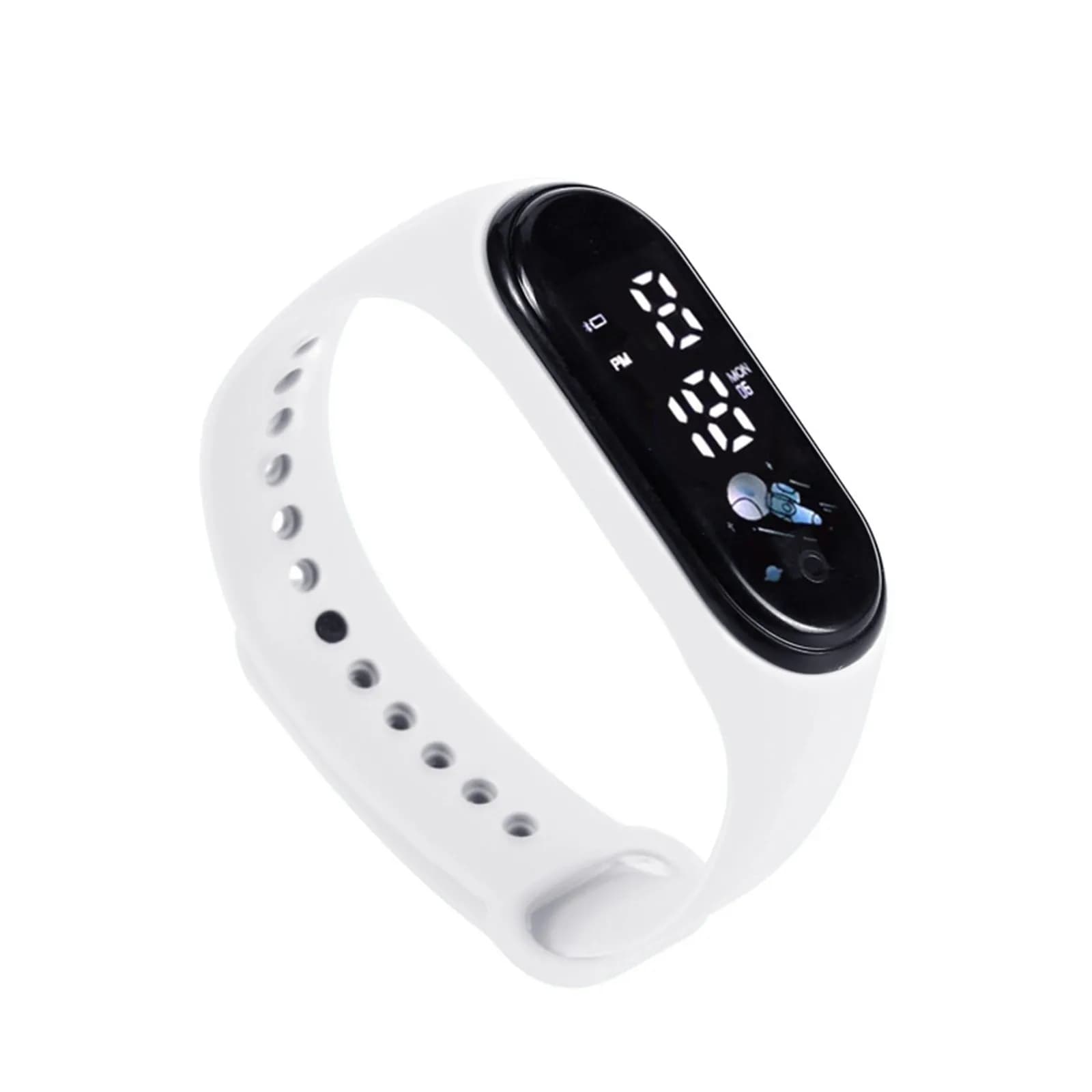 Montre intelligente étanche en silicone pour enfants, montres de sport pour enfants, montres numériq