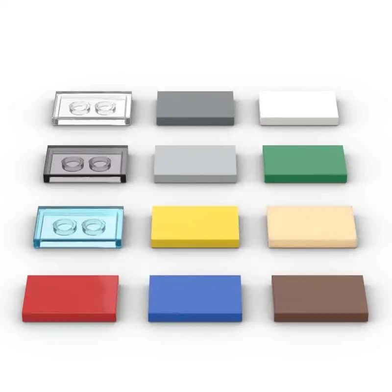 MOC 10 pièces 87079 pneu 2x4 blocs de construction Kit haute technologie panneau lumineux briques pa