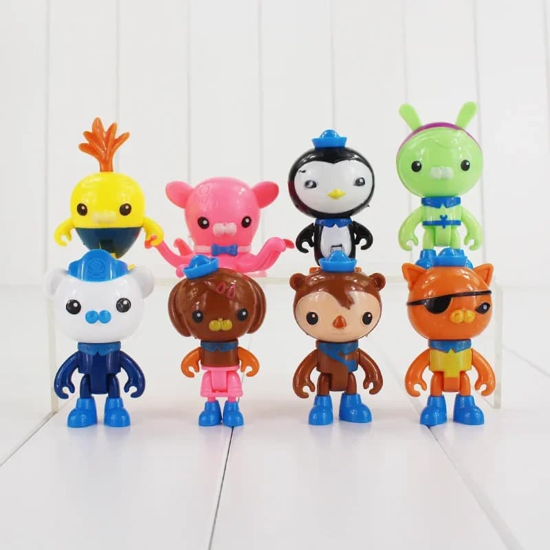 2025Big Octo Pod Set Original Octonauts Gup sous-marin bateau modèle jouets Kwazii Barnacles Peso fi