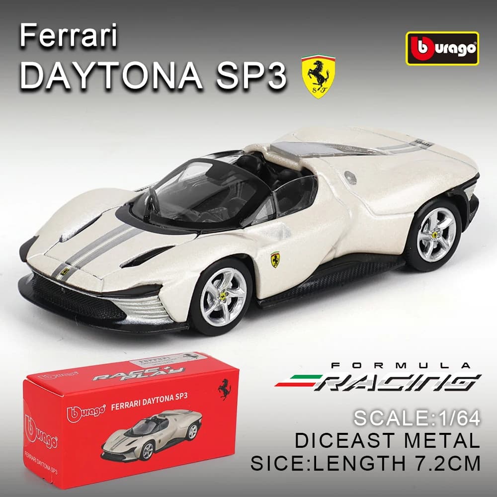 Bburago 1: 64 série Ferrari choix multiples SP3 812 ENZO F40 F12TDF SF90 458 modèle de voiture moulé