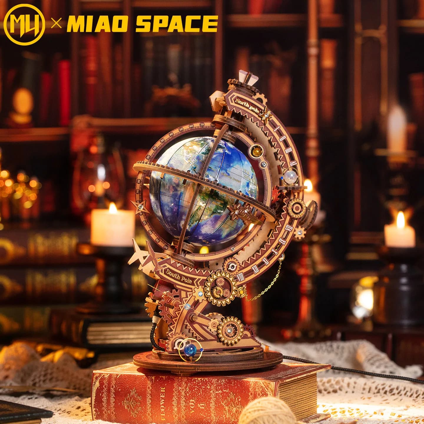 Globe secret planétaire MU, puzzle en métal 3D, bricolage, artisanat, puzzle éducatif, jouet, décora
