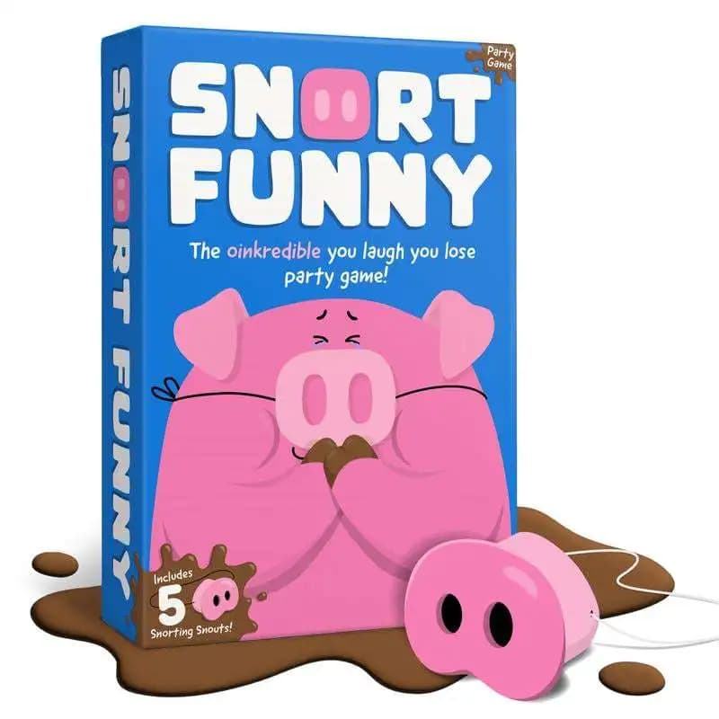 Le jeu de société Oinkcredible « Vous riez, vous perdez », un jeu de société amusant pour la famille