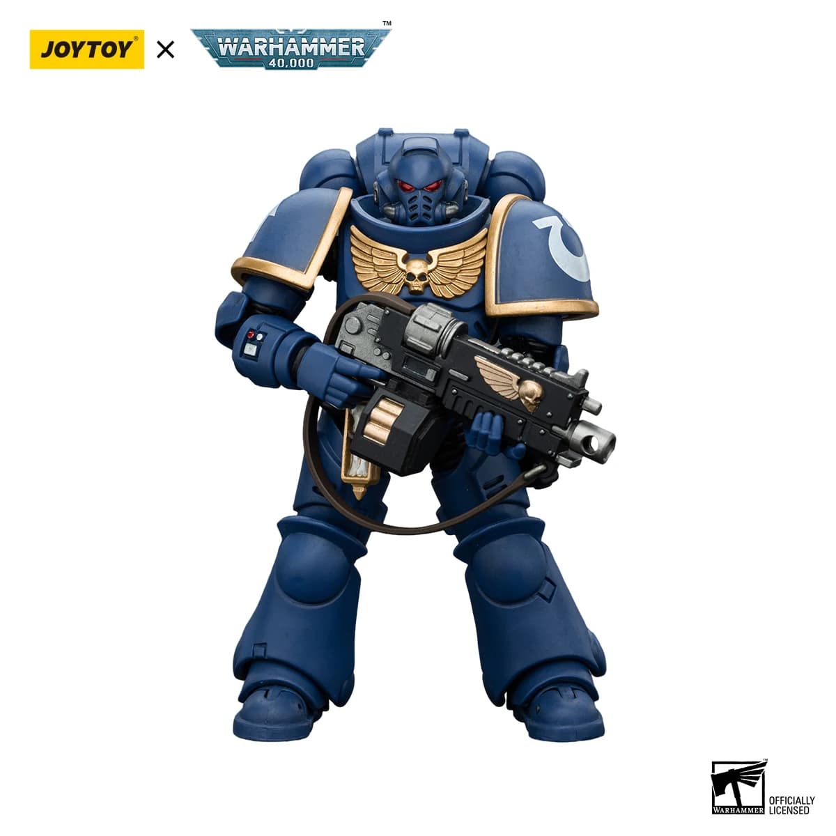 [EN STOCK] JOYTOY Warhammer 40k 1/18 Figurine d'action Ultramarines Intercessors/Lieutenant Titus/Ro
