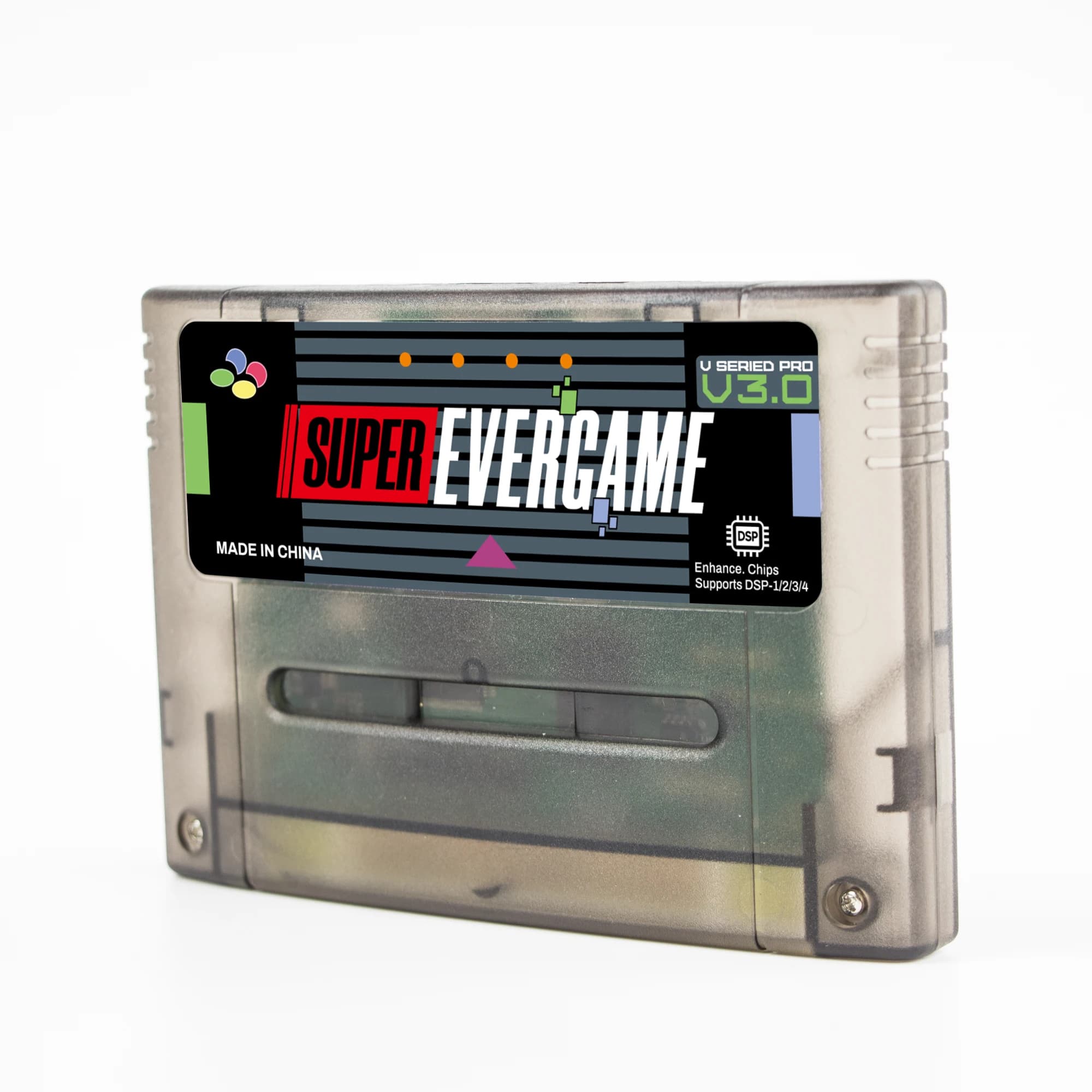 REMANK SFC SNES cartouche 3000-in1 EVERGAME Super DSP SNES cartouche Super V3.0 16 bits JP/EU/US bri