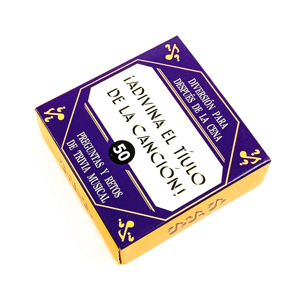 Mini jeu de cartes espagnol, nom Trivia de voyage, cartes de jeu de fête, jeux de boissons pour la f