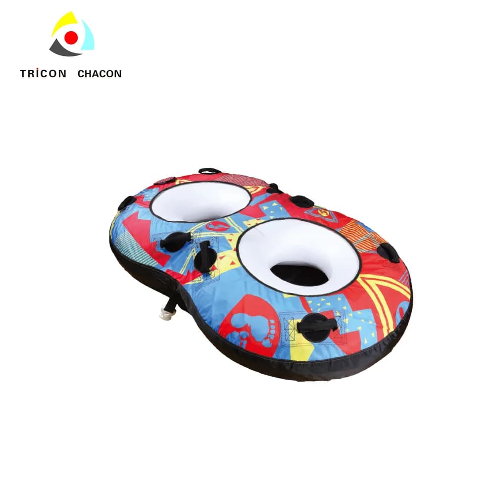 Jeux aquatiques, luge à neige tractable, bateau gonflable tractable