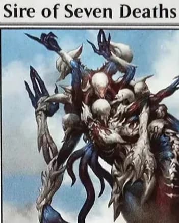 FDN 【Twinflame tyran/sire des sept mortes】 Cartes proxy magiques jeu qualité Proxy rassemblement jeu