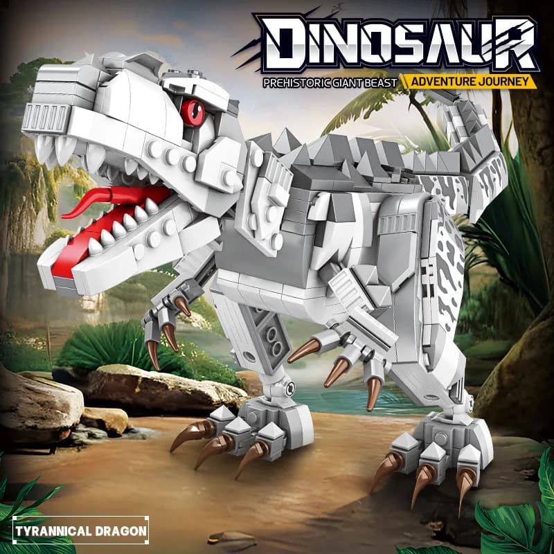 Nouvel ensemble de blocs de construction dinosaure Tyrannosaurus Rex, jouet de puzzle pour adultes e