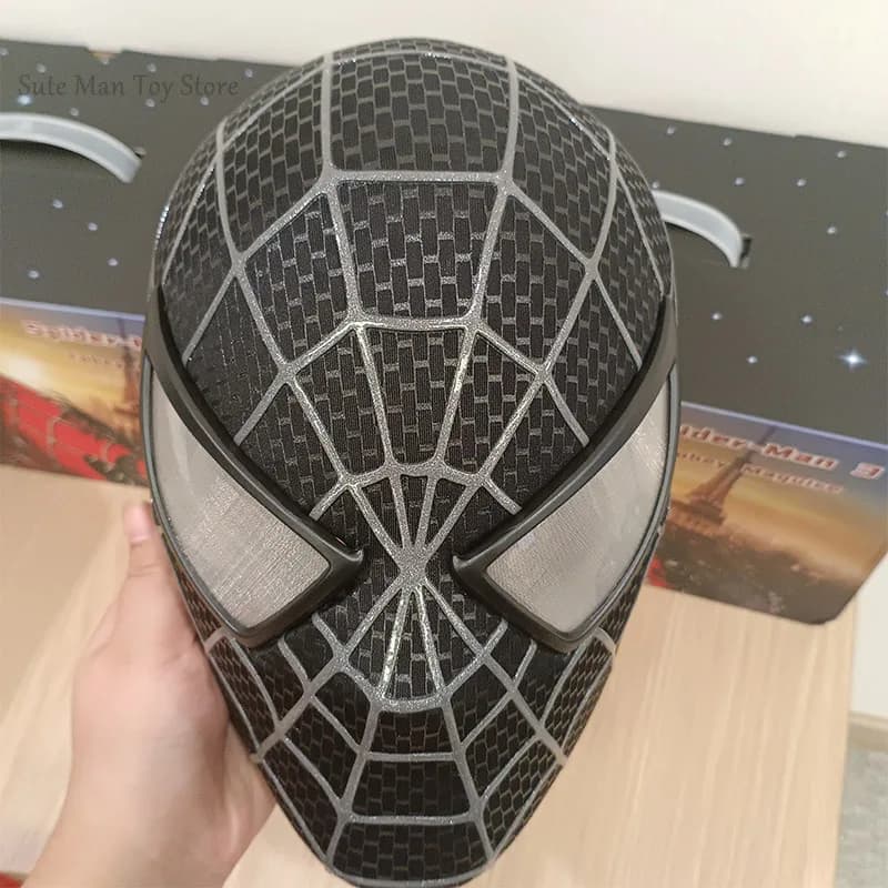 Masque Tobey 1:1 avec visière détachable, lentilles, mascara, masque 3D pour cosplay, masque personn