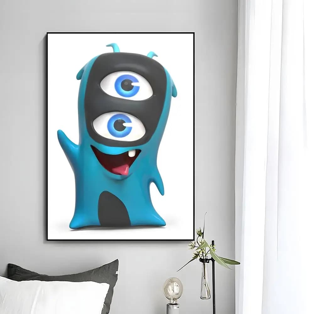 Affiche murale de la série animée Slugterra, impression artistique, peinture murale décorative, déco