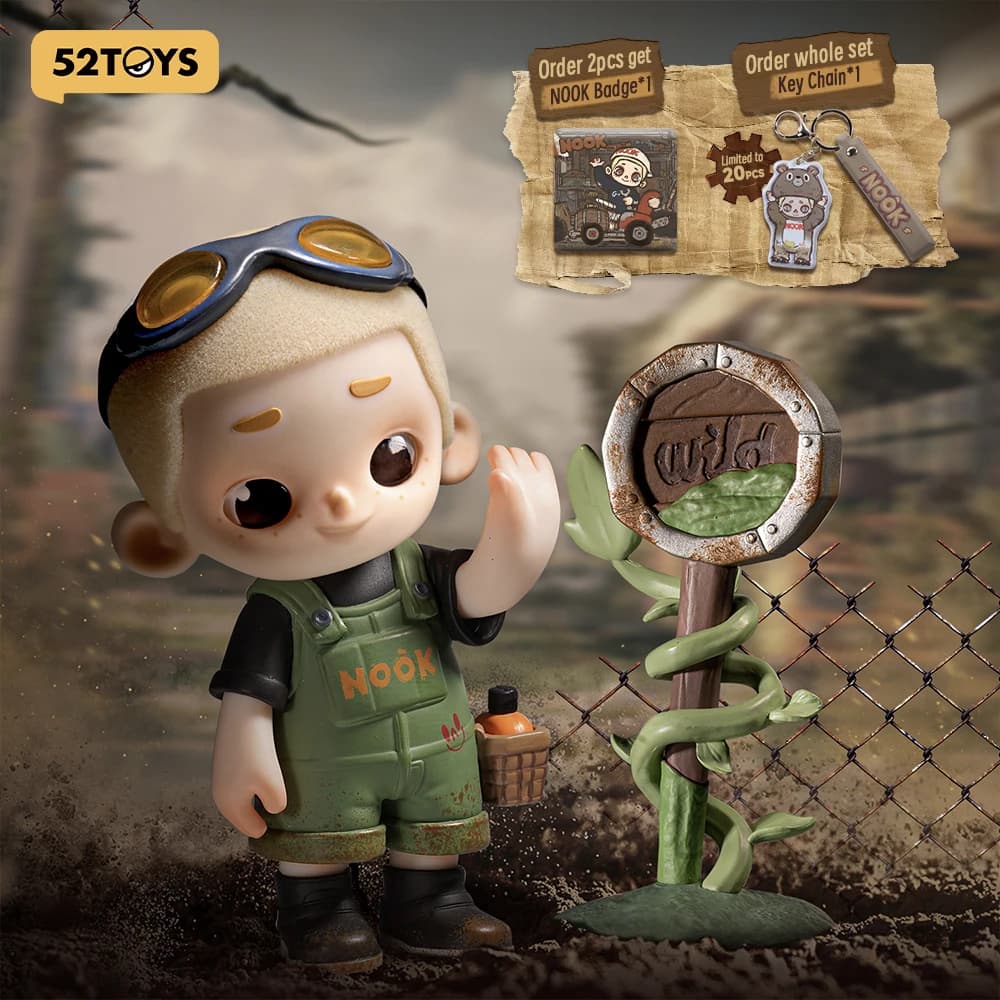 52 jouets boîte mystère Nook Wasteland Park, boîte aveugle, figurine aléatoire mignonne pour garçon,