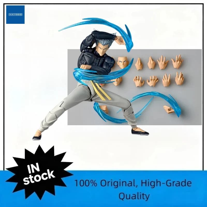 EN STOCK Figurine d'action Kaiyodo Revoltech Yamaguchi One-Punch Man Garou, Modèle Anime, Jouet Tend