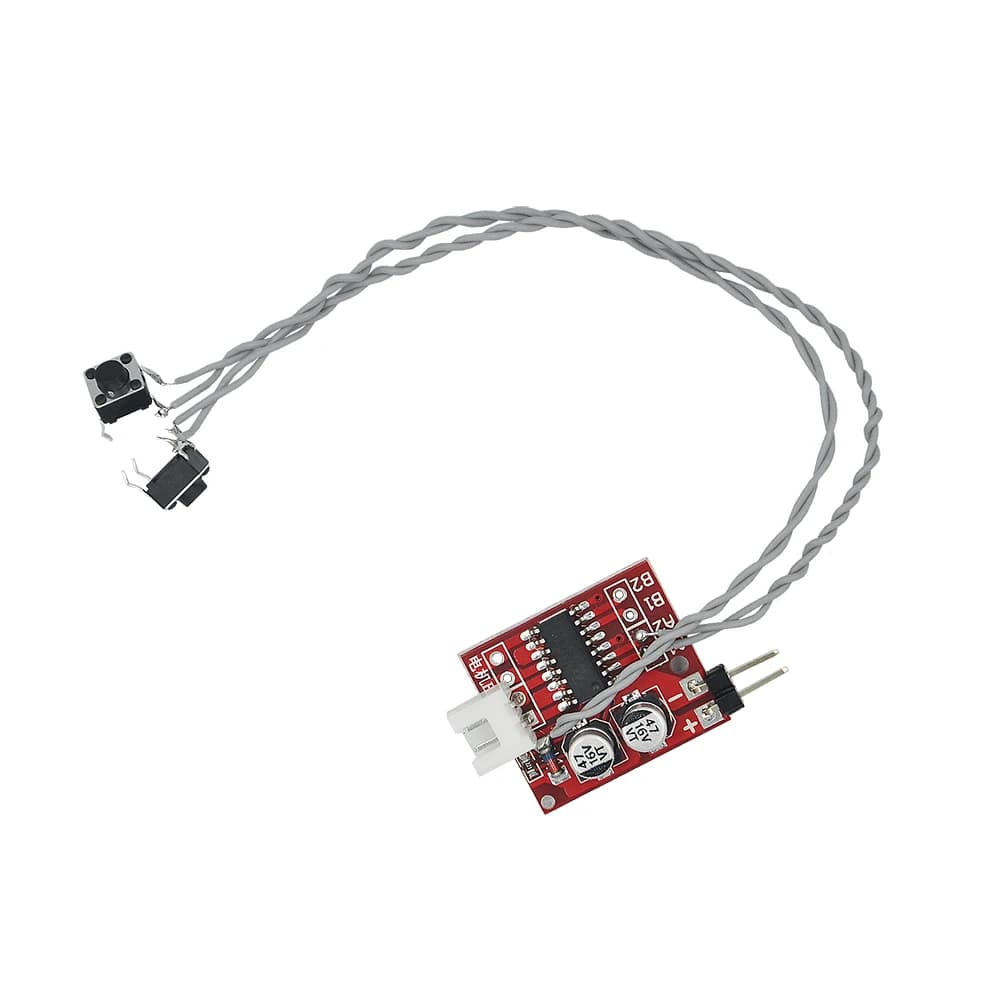 Tige de poussée électrique N20, simulation de cylindre, 45/90mm, course, pour pelle RC, bloc en bois