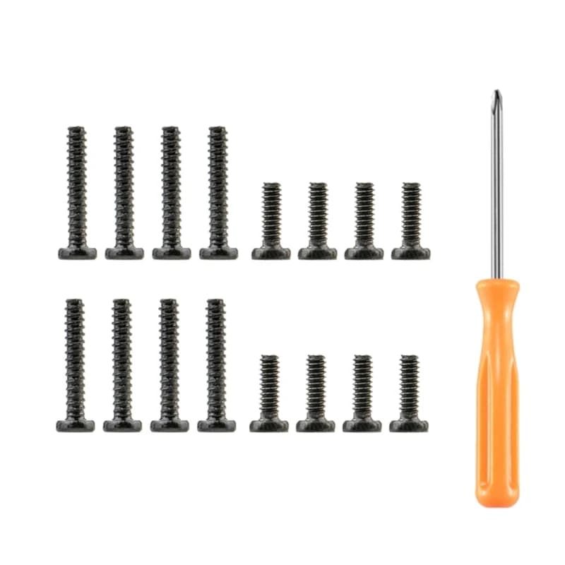 Kit de vis en métal pour console de jeu, couvercle arrière, boîtier arrière, plate-forme vapeur, piè