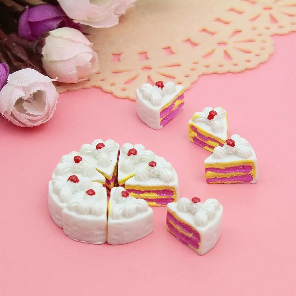 Gâteau Miniature gâteau ornement artisanat modèle artisanat maison de poupée MIniature maison de pou