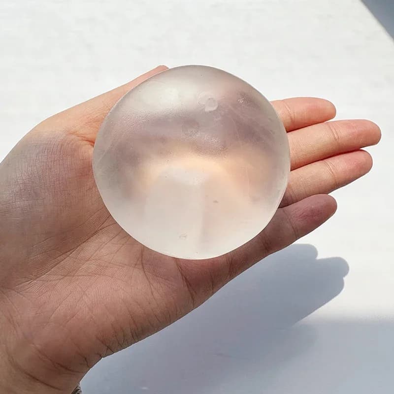 Balle anti-stress en forme de noix de coco, jouet sensoriel ASMR à presser, non rebondissante, cadea