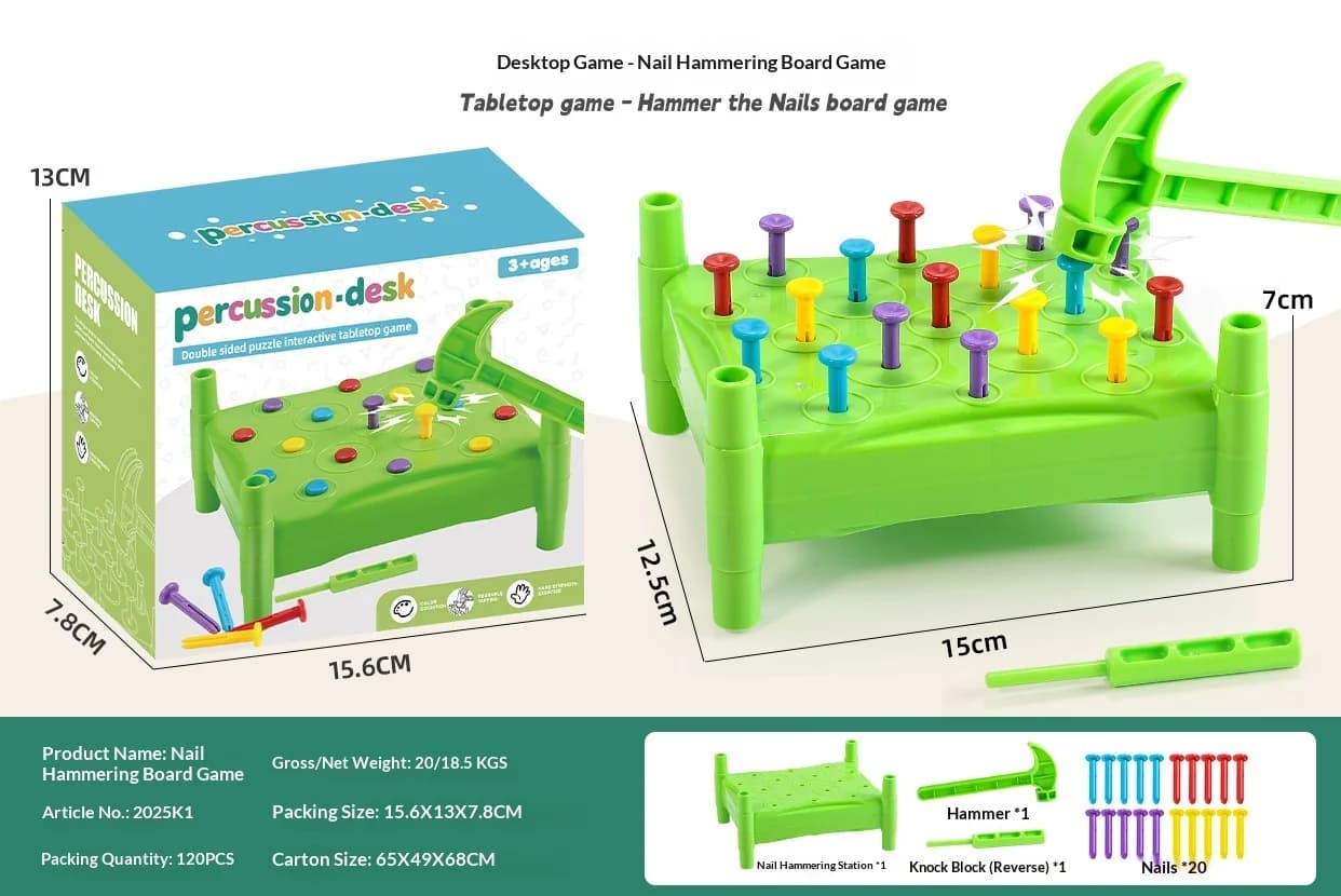 Jouets à ongles pour enfants transfrontaliers, exercices de coordination des bras, jeux de table de 
