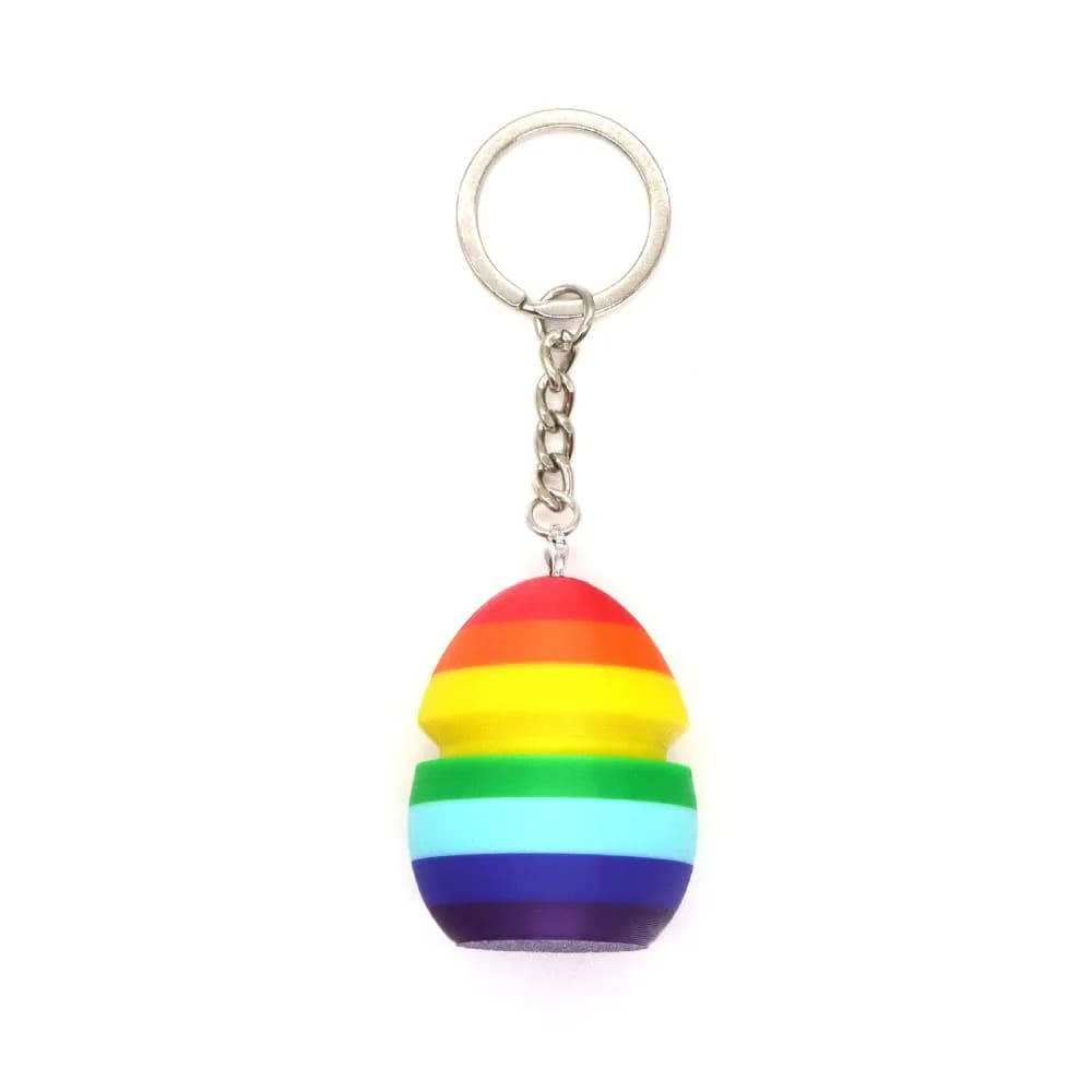Œuf de Pâques en plastique imprimé en 3D, modèle d'œuf de Pâques multicolore pressé, œuf surprise, a