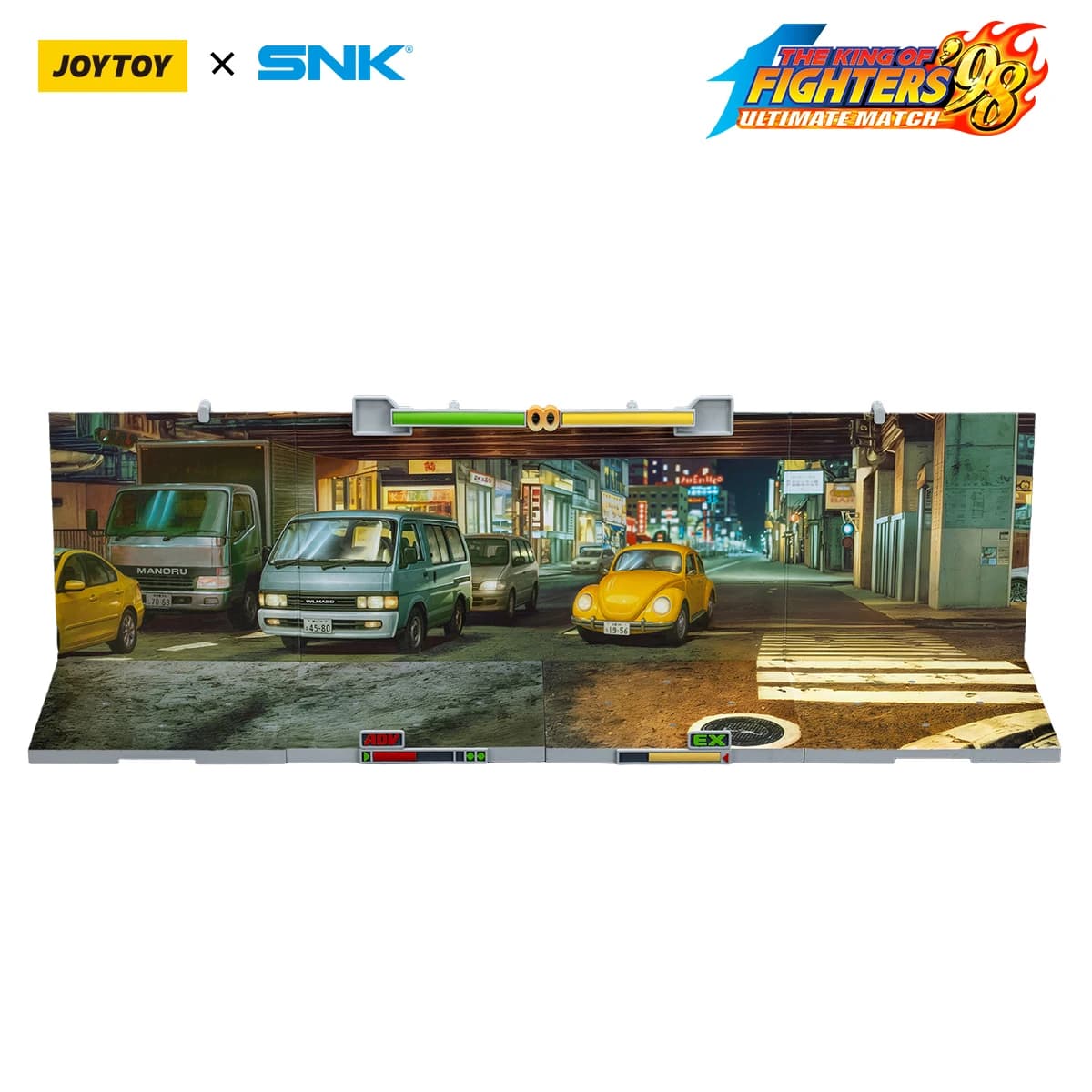 [EN STOCK] figurine JOYTOY SNK 1/18 KOF '98UM Base de scène-modèle de rue japonaise anniversaire