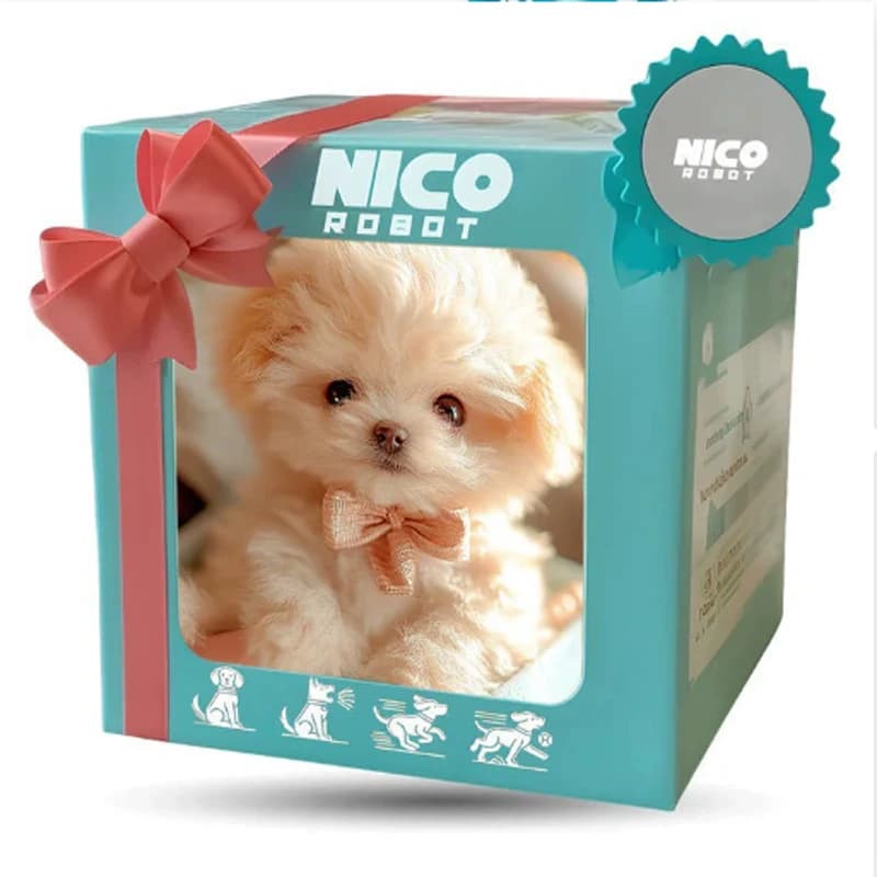 Jouet en peluche robot chiot KAWAII mignon, interactif, qui marche, aboie et abaisse la queue, pour 