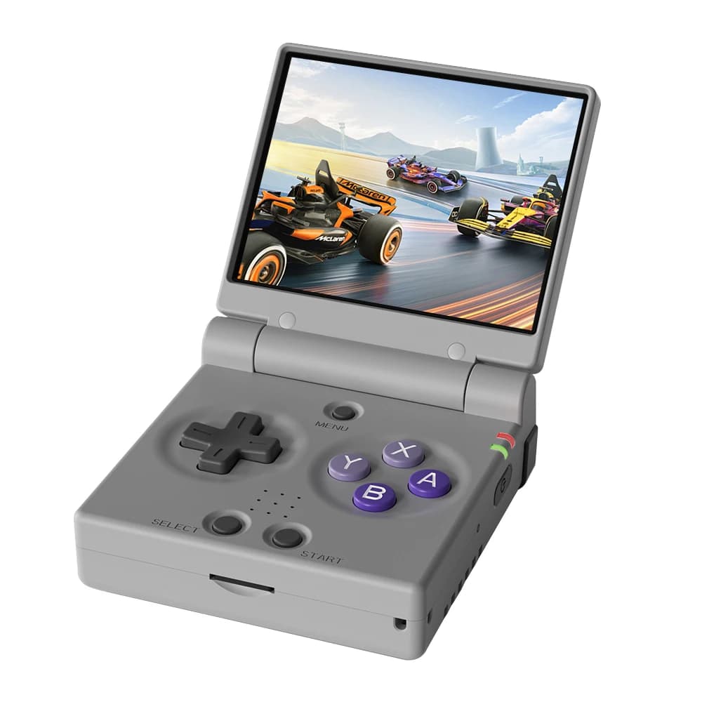 Console de jeu portable MIYOO MINI FLIP, écran IPS 2,8'', système Linux, manettes analogiques double