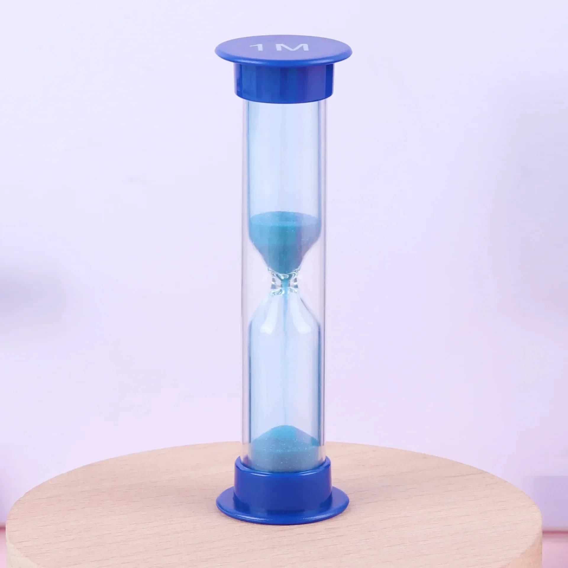 Sablier en plastique compact 30 secondes/1/2/3/5/10 minutes pour cuisine, jeux, salle de classe, bur
