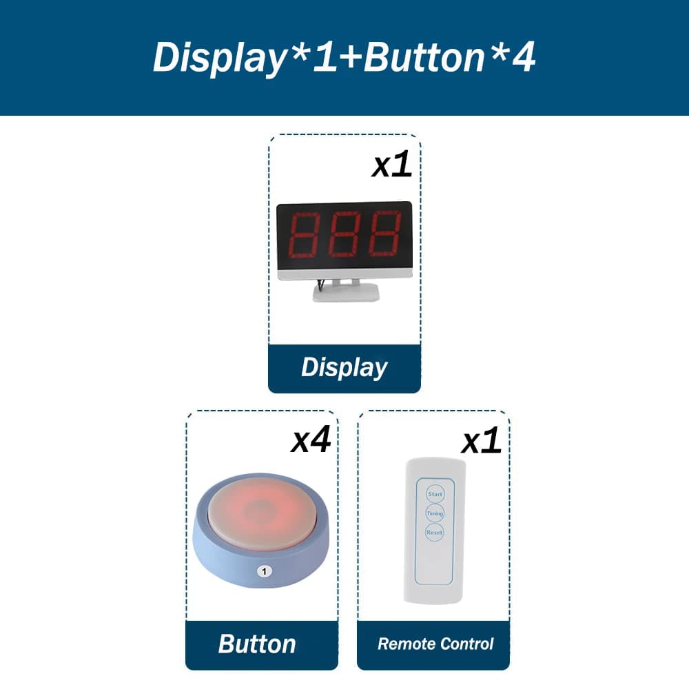Système de Buzzer pour Jeu de Quiz avec 4 États de Couleur et 3 Modes de Réponse pour Compétitions e