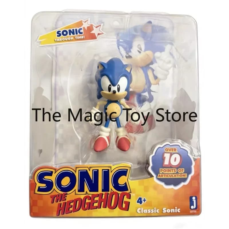 Figurine Sonic The Hedgehog originale « Super Poser » hautement articulée, jouet, objet de collectio