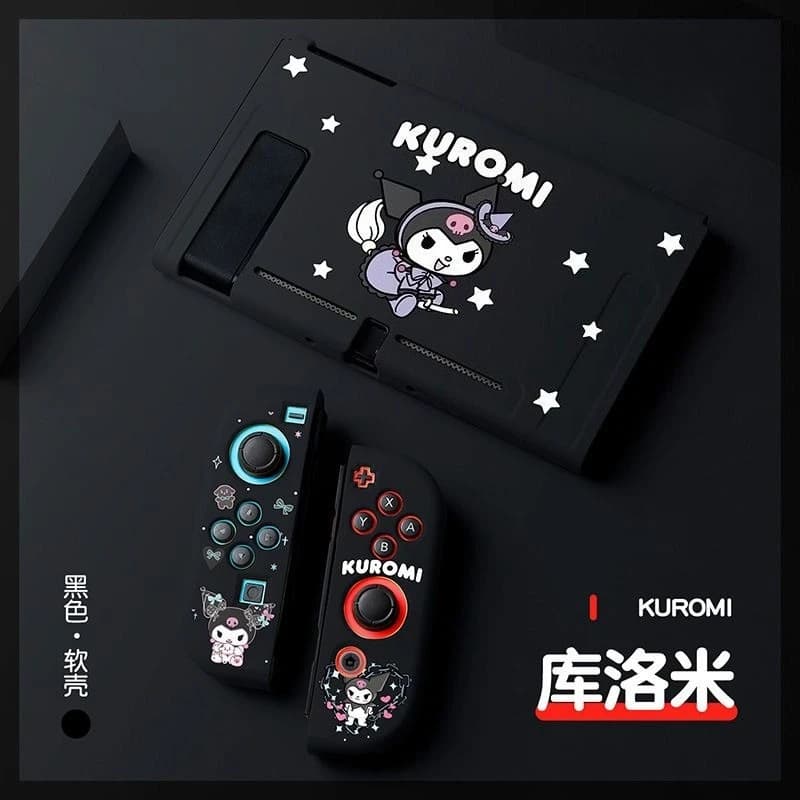 Étui en Tpu pour Nintendo Switch Oled Sanrio Kuromi Cinnamoroll Hello Kitty, housse de protection so