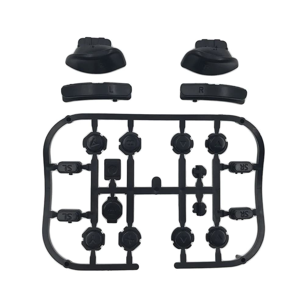 Kit de boutons en plastique colorés pour manettes de jeu Joy-Con gauche et droite Nintendo Switch (L