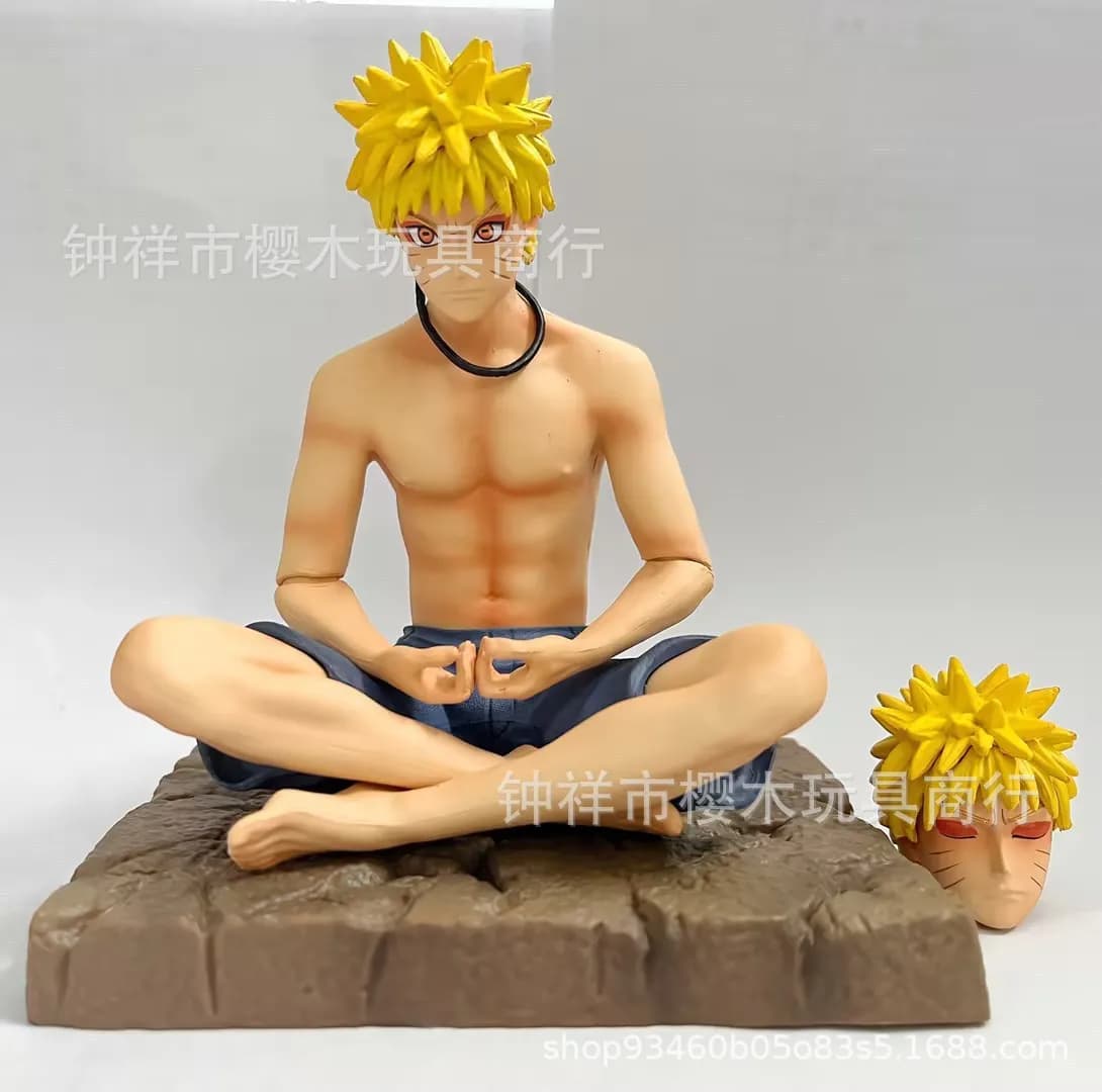 Naruto : Technique de méditation zen - Shinnosuke Shinnosuke vs. Naruto - Ensemble de figurines Shin