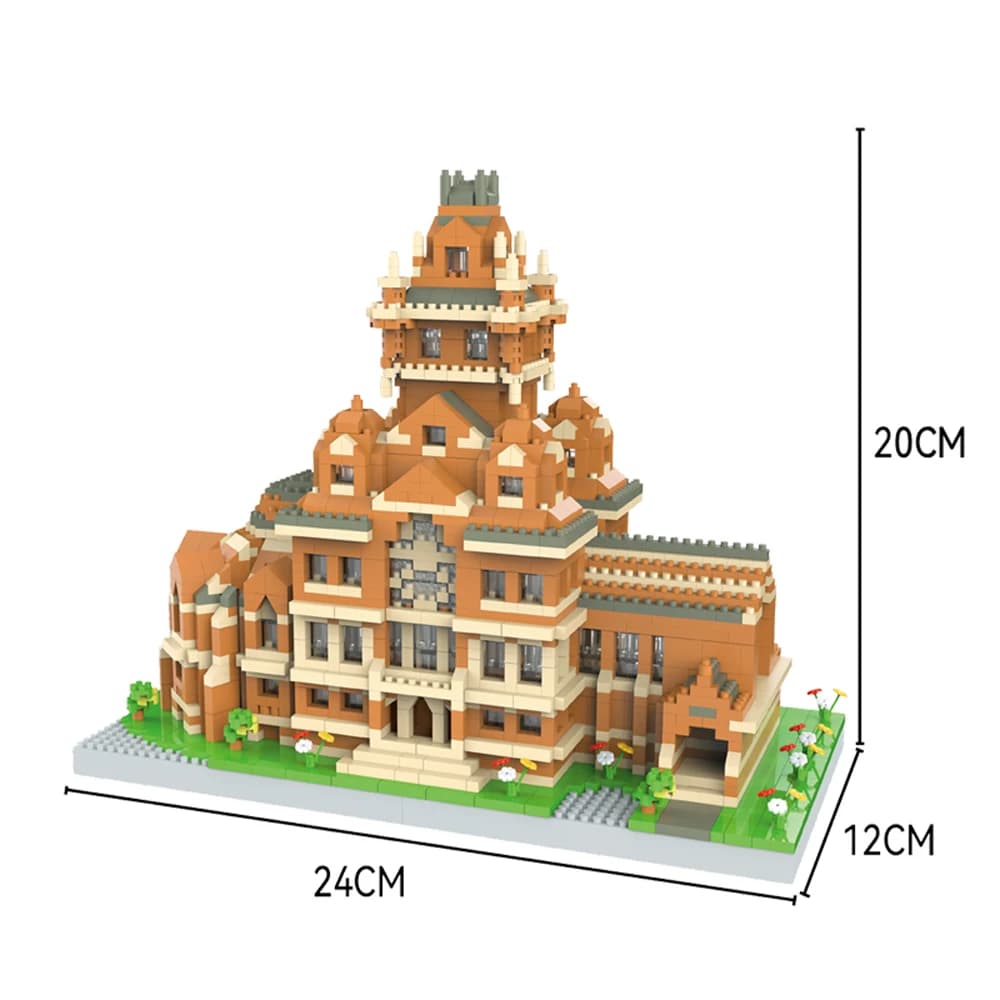 KNEW BUILT Capitol City Construction Maison Blanche Micro Blocs de Construction US Mini Architecture