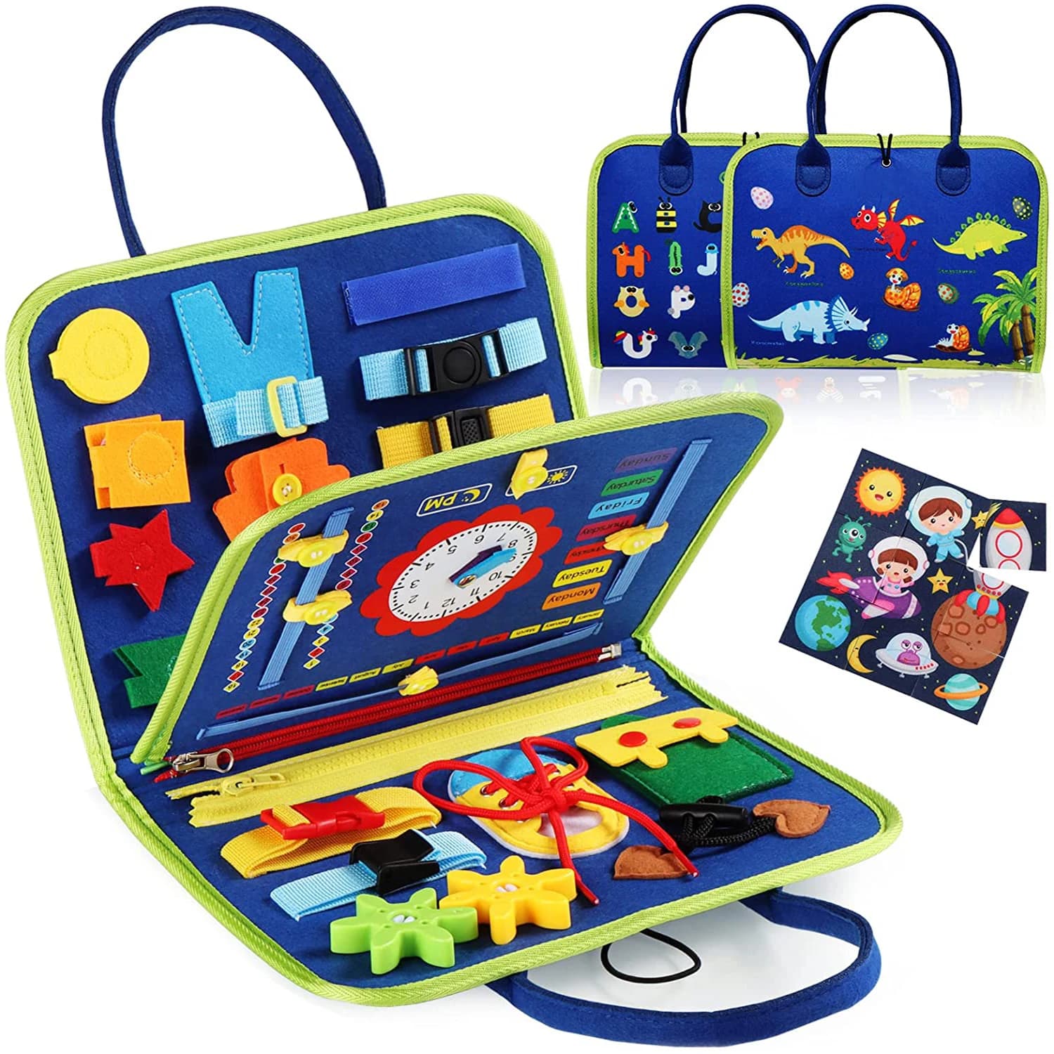 Planche de développement d'activités sensorielles, jouets Montessori, planche d'apprentissage pour l