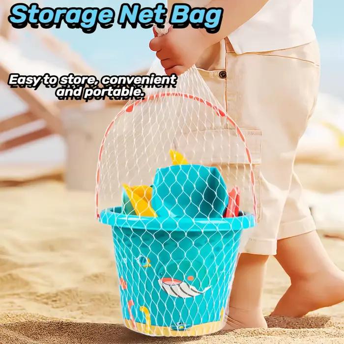 Ensemble de jouets de sable de plage 18 pièces, plastique Durable, ensemble de jeu de plage de pisci