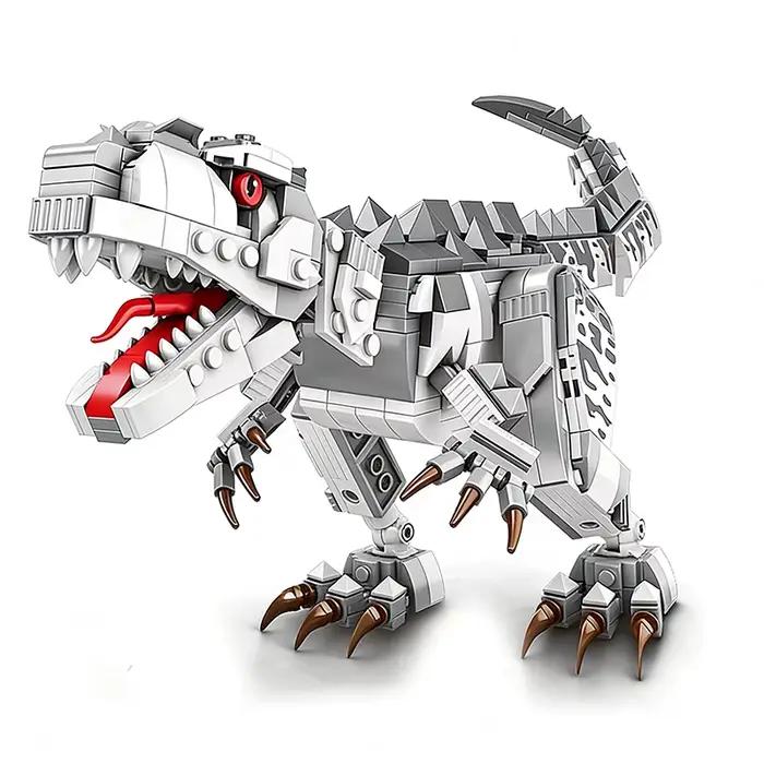 Blocs de Construction de dinosaures préhistoriques, ensemble de Construction d'animaux, modèle T Rex