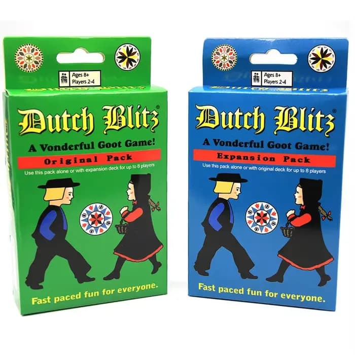 Dutch Blitz Le jeu de cartes original Fast Paced contient 160 cartes rapidement et facile à apprendr