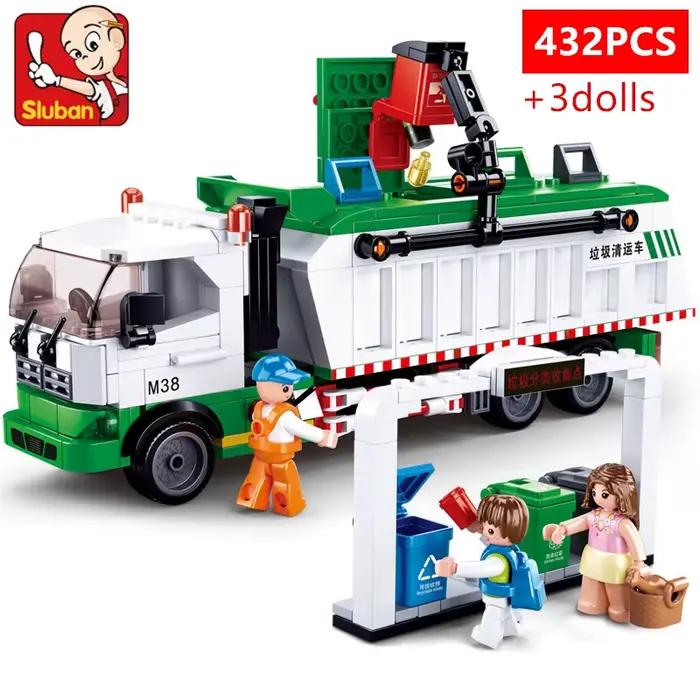 Décennie s de construction de camion de classification des ordures de SimCity City, véhicule d'ingén