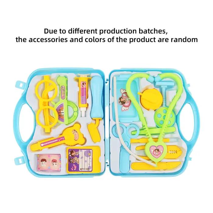 Médecin pour enfants, jouet Playhouse, coffret à médicaments portable, stéthoscope, injection pour f