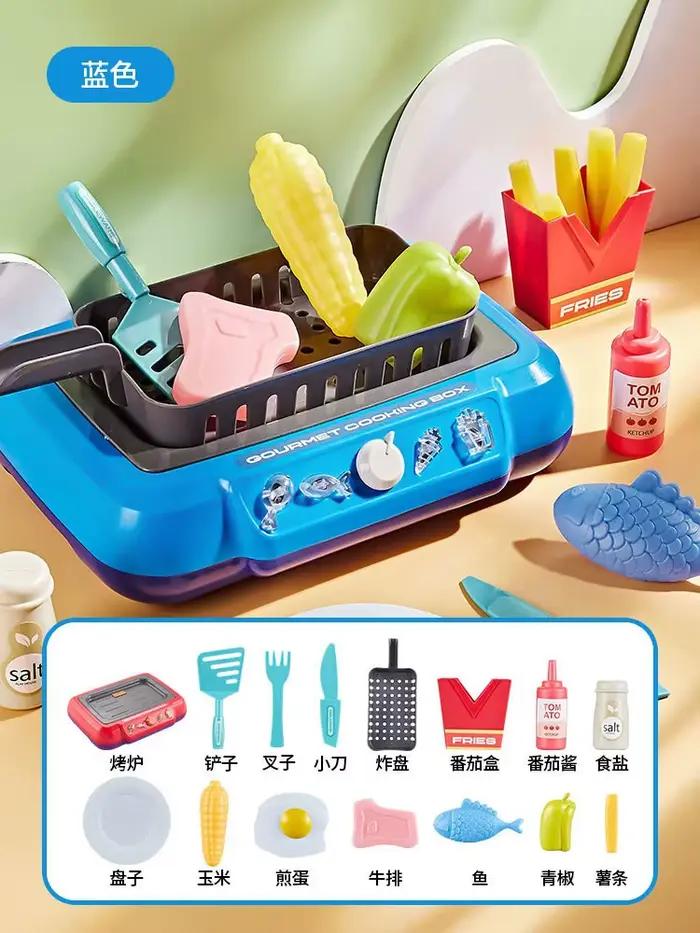 Ensemble de jouets de cuisine à monter soi-même, avec 20 pièces, maison de jeu multifonctionnelle à