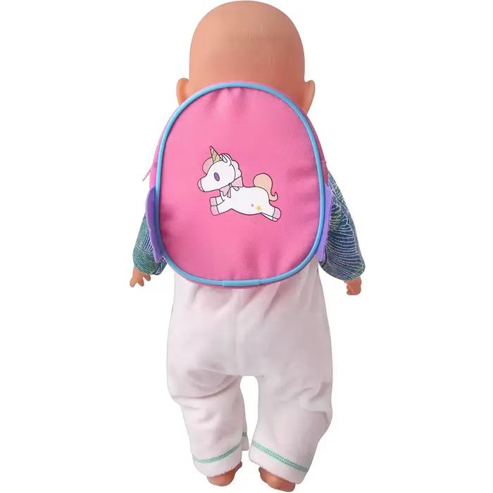 43 cm bébé poupée licornes sac à dos ours et génération américaine 18 pouces fille poupée enfants jo