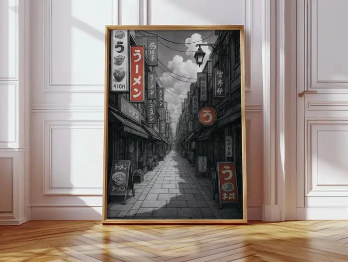 Puzzle de 1000 pièces sur le thème de l'anime Ramen Shop, décoration pour la maison, jeu pour adulte