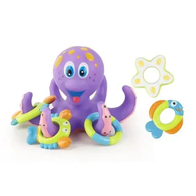 Jouets de bain de poulpe pour bébés et tout-petits, piscine d'été interactive, plage, natation, jeux