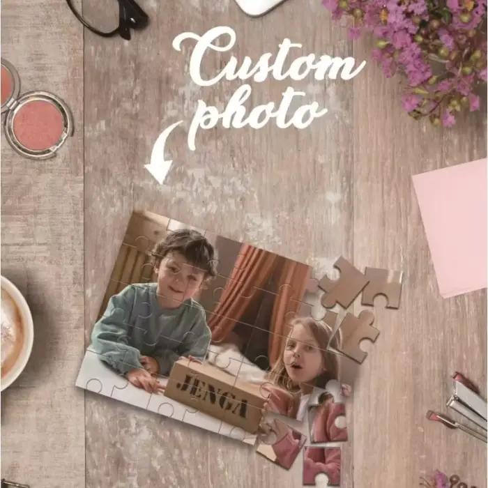 Puzzle photo personnalisé 500/1000/1200/2000 pièces, puzzle en papier DIY personnalisé, souvenir de