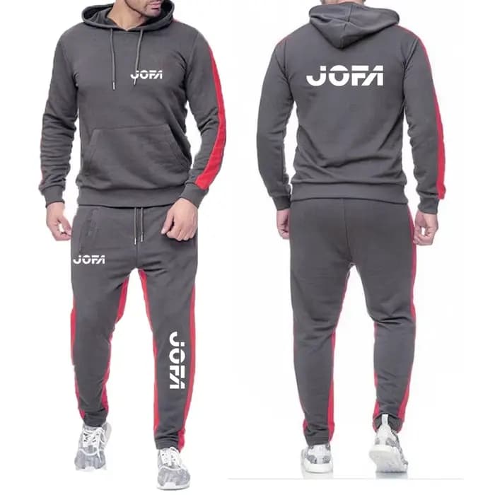 Ensemble deux pièces sweat à capuche et pantalon pour homme, chaîne FA Hockeyer, décontracté, sport,