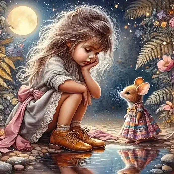 Puzzle de 1000 pièces pour adulte, fille et lapin, jeux de décompression, jouets éducatifs, cadeau d
